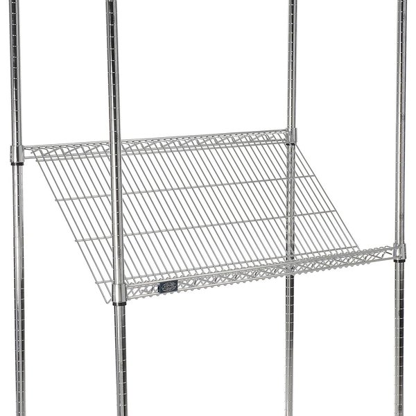 Global Industrial Chrome Wire Slant Shelf, 48x18 331CP2